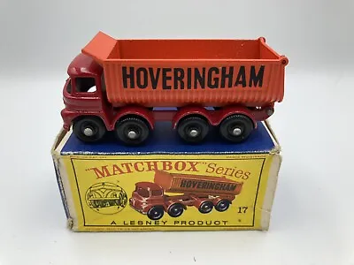 Matchbox Series - 17d - Hoveringham 8-Wheel Tipper +D Type  Box • £25