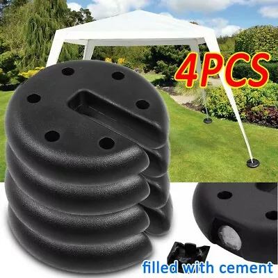 $67.07 • Buy Outdoor Tent Weight Base 4pcs Gazebo Foot Leg Pole Anchor Weights Marquee