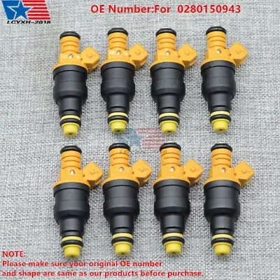 Set (8) Flow Matched Fuel Injectors For Bosch Ford 4.6 5.0 5.4 5.8 0280150943 • $35.59