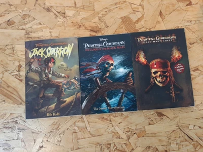$8.45 • Buy Lot Of 3 Jack Sparrow Pirates Of The Caribbean PB Books Disney Press Rob Kidd
