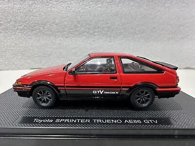 🚘 1:43 Toyota Sprinter Trueno AE86 GTV - Ebbro Models Red • $140