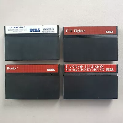 £9 • Buy 🕹️ MS Game Bundle X 4 (SEGA Mastersystem PAL Games) Carts Only. Tested