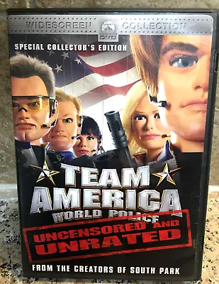 Team America World Police DVD Uncensored / Ships Free Same Day With Tracking • $6.83
