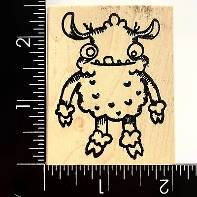 Stampotique Sheep Monster 4038 Wood Mounted Rubber Stamp • $6.39