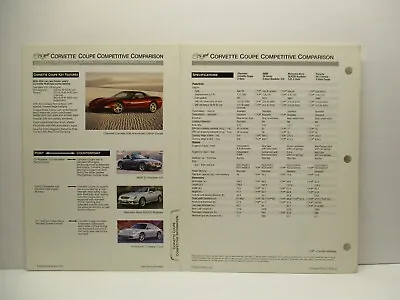 $8.99 • Buy 2003 Chevy Corvette Dealer  Brochure Parts Gas Sign Race Vintage Engine