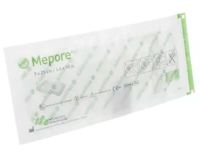 Mepore Self Adhesive Sterile Dressing 9cm X 25cm Cuts Burns Wounds • £8.99