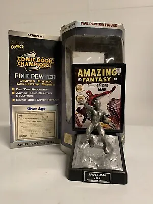 Marvel Limited Spiderman Fine Pewter Collector Series Comic Book Champions. • $25