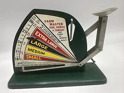 Vintage Farm Master SEARS & ROEBUCK Jiffy-Way Metal Egg Scale USA • $60