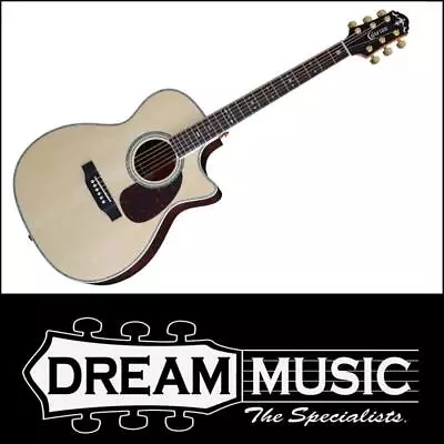 CRAFTER TC 035E OM BODY SOLID SPRUCE TOP GLOSS S-1 SOUNDHOLE EQ With Hardcase • $599