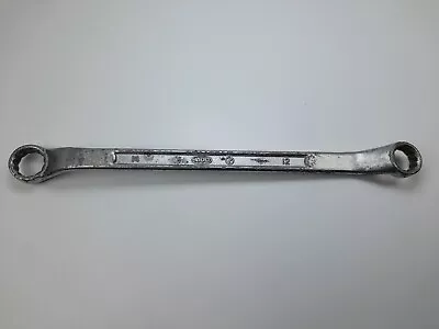 Vintage AIGO Double Box Ended Wrench - 12mm X 14mm - 82D - Japan • $8.95