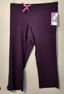 Med Couture Women's Drawstring Scrub Bottoms Pants Size L (8719P) • $7.50