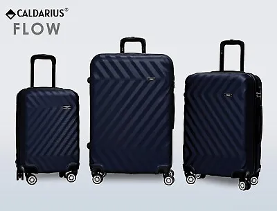 £114.99 • Buy Hard-Shell Suitcase ABS 4 Dual Wheel Travel Luggage Trolley Lightweight Case