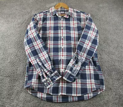 $19.99 • Buy Uniqlo Shirt Medium Button Down Collar - Cotton - Check Long Sleeve Adult