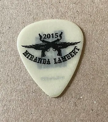 MIRANDA LAMBERT Chris Kline Signature 2015 Tour Issued Guitar Pick Glow In Dark • $14.99