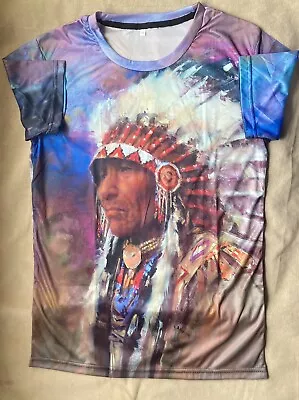 T-shirt Native American Size Xs **last Few Reduced Price To Clear** • £7