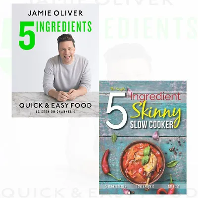 $46.14 • Buy Simple 5 Ingredient Skinny Slow Cooker And 5 Ingredients 2 Books Collection Set