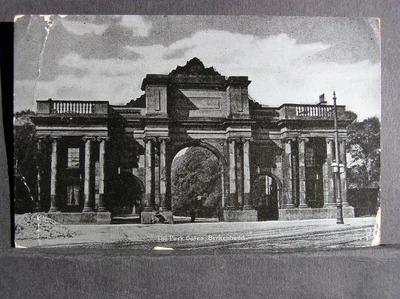£1.39 • Buy Silvered Postcard - Birkenhead - The Park Gates -cheshire Wirral Merseyside 1912