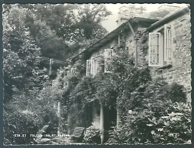 St Mawgan  Cornwall    Falcon Inn   1960s  Postcard • £2