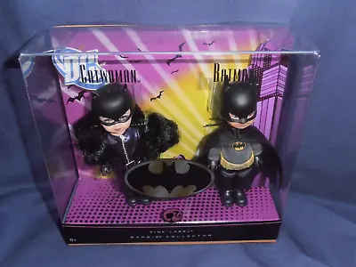 Vintage Mattel Batman And Catwoman 2008 Barbie Pink Label Tommy And Kelly Dolls • $124.99