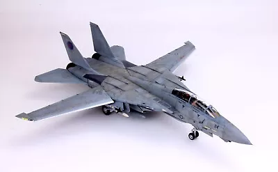 (Pre-Order) USN Top Gun F-14A Tomcat /w Maverick & Goose 1:48 Pro Built Model • $650