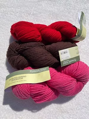 Plymouth Worsted Merino Superwash Yarn - 30% Off! • $10.50