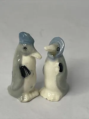 1948-55 Rare Wade Pottery Comic Penguin Family Benny And Penny 2” • $37.50