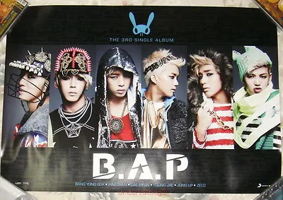 B.A.P The 3rd Single Album Vol. 3 Stop It Taiwan Promo Poster (BAP) • $29.88