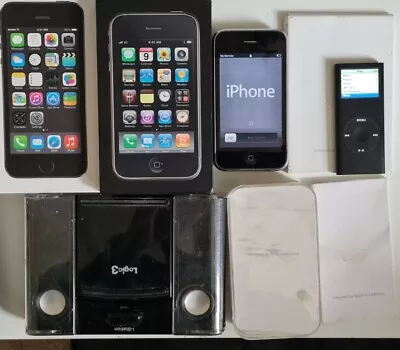 Apple IPhone 3GS (Spares Or Repair) And IPod Nano 1st Gen (Working) 8GB  +extras • £5