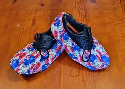 Handmade Bowling Shoe Covers - Aussie Bottlebrush (Extra Large) • $30