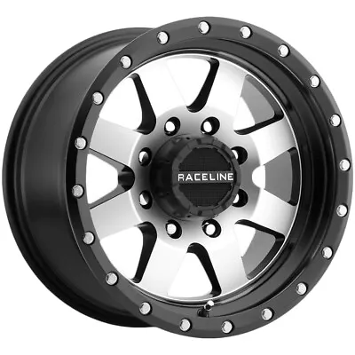 Raceline 935M Defender 18x9 5x5  +18mm Black/Machined Wheel Rim 18  Inch • $183.99