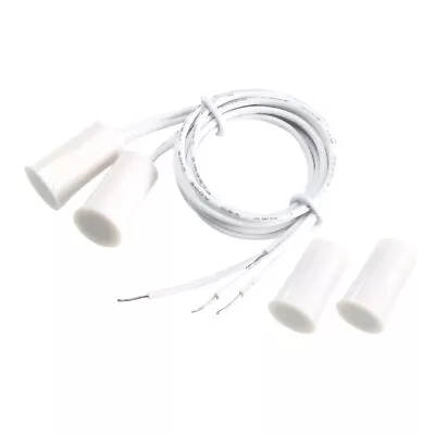 2pcs RC33 NC Recessed Wire Door Contact Sensor Alarm Magnetic Reed Switch White • $7.43