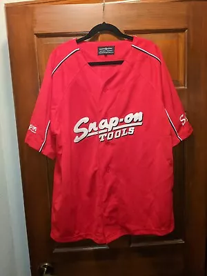 Vintage Snap On Tools Baseball Jersey Red Men's Size XL  Collectible • $45.99