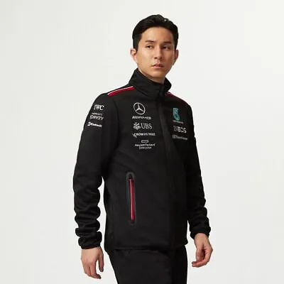 Mens F1 Team Softshell Jacket Mercedes AMG Petronas • £47.99