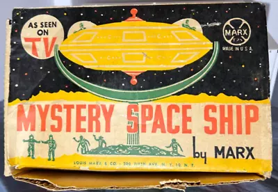 1962 Marx Mystery Space Ship Gyro-powered -it Defies Gravity. No Reserve • $42