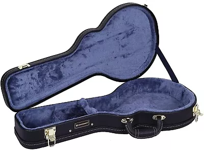 Crossrock F-style Mandolin Case Heavy Duty F Body Madolin Hard Case Black • $106.99