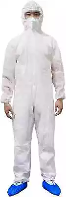 Disposable Coveralls Protective Suit X-Large White Light Duty General Use • $12.99