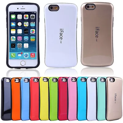 $9.20 • Buy Apple IPhone 4 5 5C 6 7 Plus IFace Slim HeavyDuty Case Shock Proof Gel TPU Cover