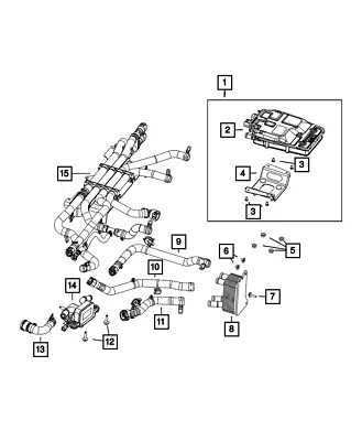 Genuine Mopar Battery Warmer 68443445AC • $384.07