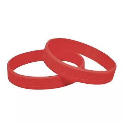 2 - I Support HIV/AIDS Awareness Bracelets - Medical Grade Silicone • $7.95