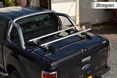 Tonneau Cover Top Rails + Cross Bar For Mitsubishi L200 2015-2019 Short - BLACK • $275.28