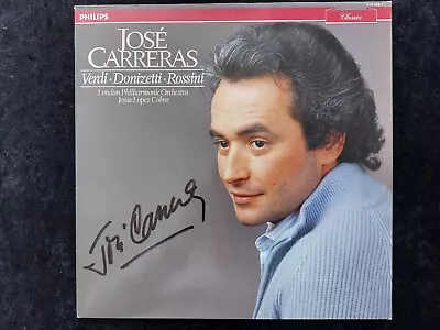 Philip S416 348-1 Jose Carreras Lp**lphil/cobos**excellent Signed**verdi/ Rossin • $13.55