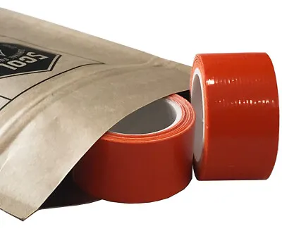 Mini Duct Tape Roll 1 In. X 100 In. Orange 2 Pack 5col Survival Supply • $9.49