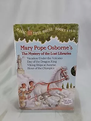 NEW SEALED : MAGIC TREE HOUSE PB Boxed Set #13-16 With POSTER Mary Pope Osborne • $14.95