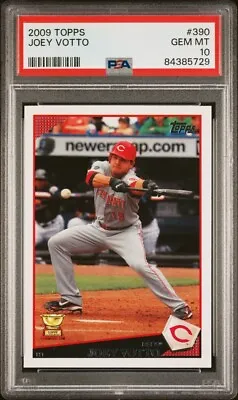 2009 Topps - #390 Joey Votto (RC) PSA 10 • $54.99