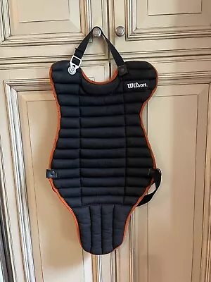 Vintage Wilson Baseball Catcher's Chest Protector Vest 27  Child Size See Pics • $35