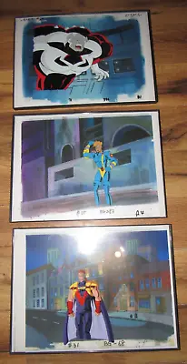 X-Men Animated Animation Cel & Background Lot Of 3 Caliban Shard Fabian Cortez • $449.99