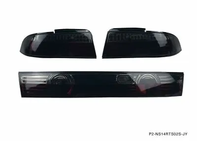 P2M Phase 2 Crystal Smoked LED Rear Tail Lights Kit 3pcs S14 Zenki 240SX Silvia • $300