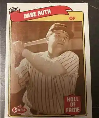 1989 Swell Baseball Greats Babe Ruth New York Yankees #1 • $3.49