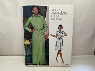 Vintage Vogue Americana CHUCK HOWARD Dress Pattern #1072 • $5