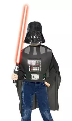 Darth Vader With Lightsaber Costume Box Set Kids Boys Official Star Wars Villain • $69.85